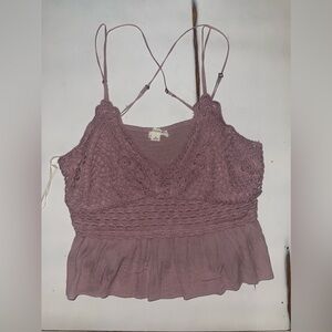 Aeropostale Crochet Tank